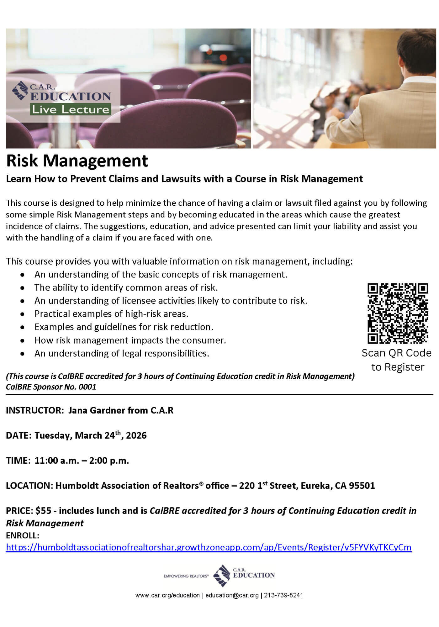 Register to take this in-person and get Continuing Education Credit!